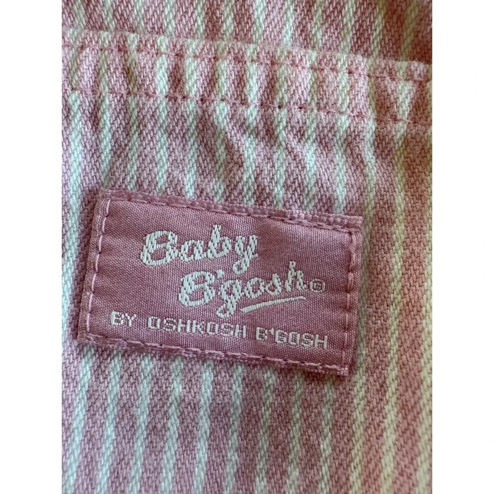 Vintage Baby Girl OshKosh B'gosh Denim Overalls Bubble Romper Bundle Lot 18M 7PC